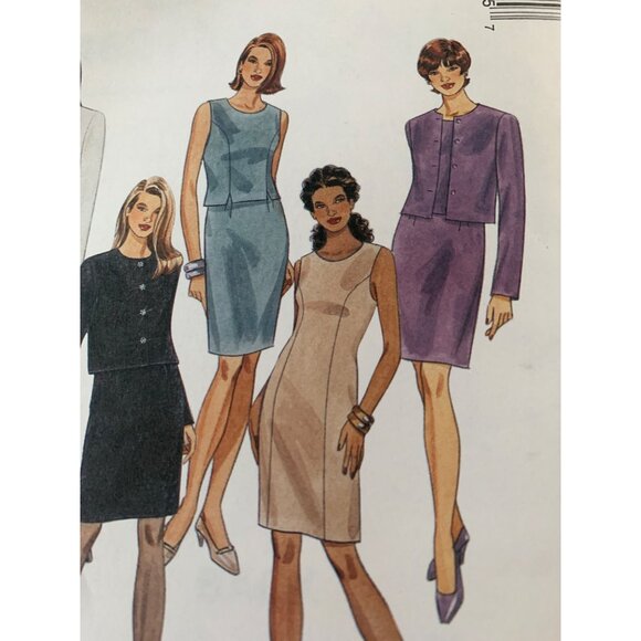 McCall's Misses Dress Shirt Coat Skirt Sewing Pattern Sz 16 - 20 8462 - Uncut - Picture 3 of 9